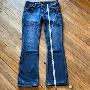 Express jeans size 10R barely boot Stella low rise light wash